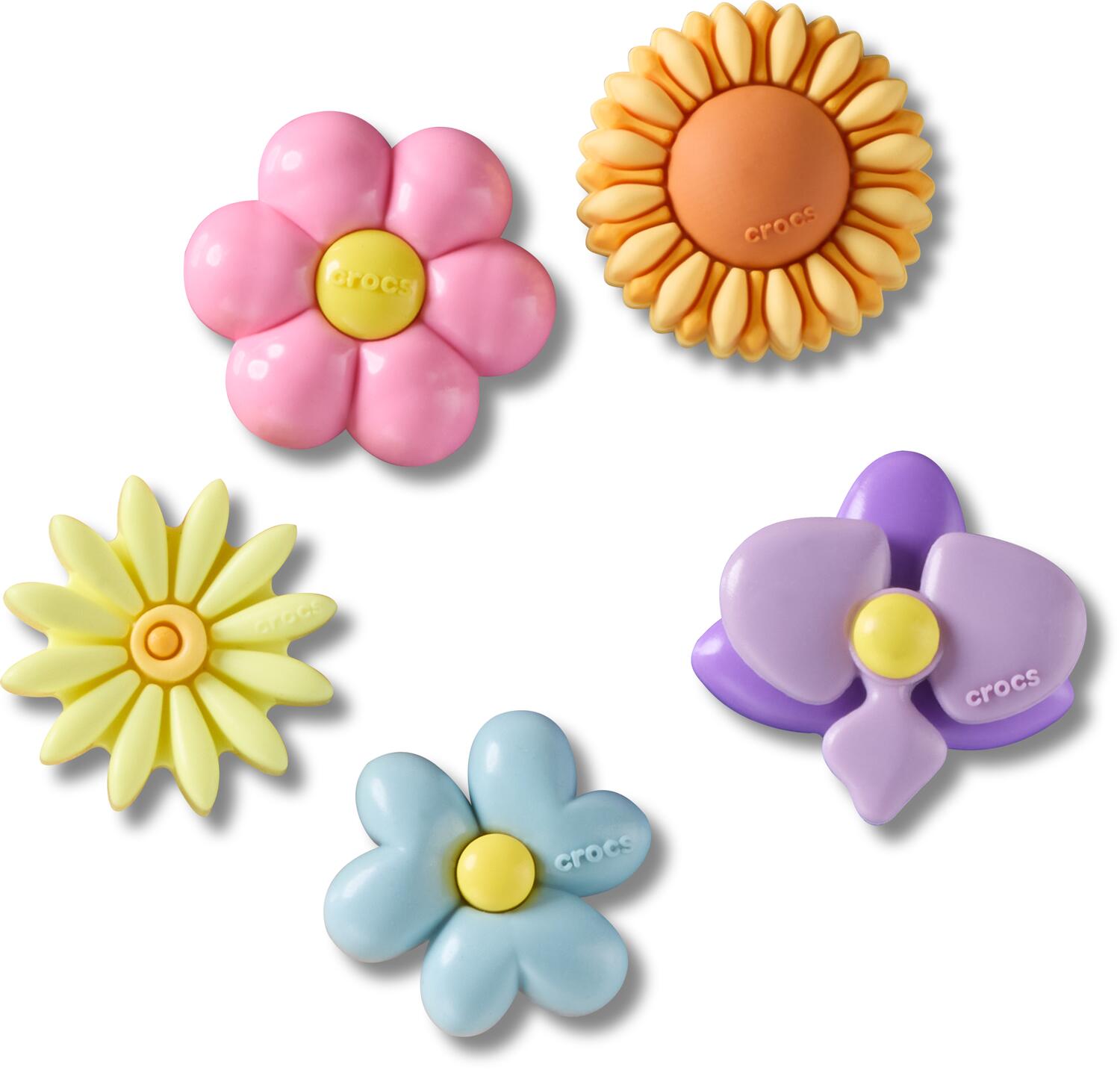 Puffy Flowers 5 Pack - multi farvet